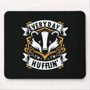 Tapis De Souris Tous Les Jours, J'Embrasse Huffle Cute Honey Badge