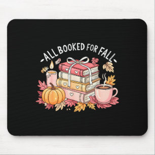 Tapis De Souris Tous Réservés Pour Livres D'automne Café Feuilles
