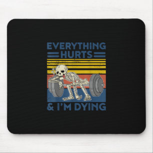 Tapis De Souris Tout Blessé Weightlifting Ness Gym Don