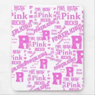 TAPIS DE SOURIS TOUT EN ROSE