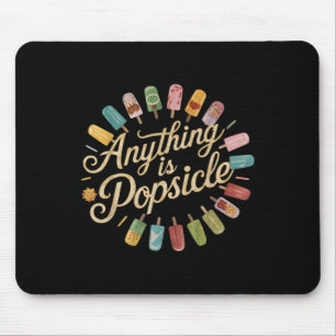 Tapis De Souris Tout Est Popsicicle Cool Été Crème Glace Motif