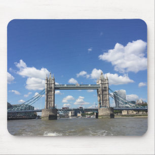 Tapis De Souris Tower Bridge Thames River Londres Royaume-Uni