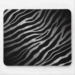 Tapis De Souris Tracées SpaceTime arrachées - Noir/Blanc