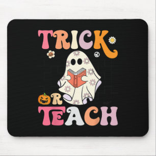 Tapis De Souris Tracer ou enseigner Super Halloween Fantôme Floral