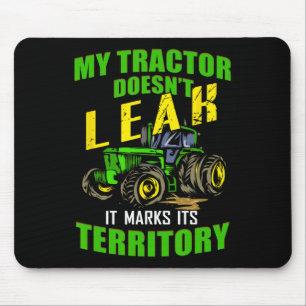 Tapis De Souris Tracteur amusant - Mon Tracteur ne fuit pas