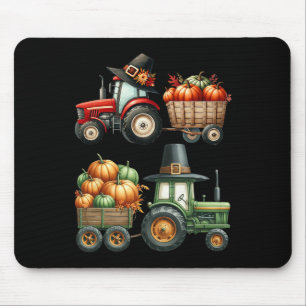 Tapis De Souris Tracteur de ferme de Thanksgiving Tracteur d'autom