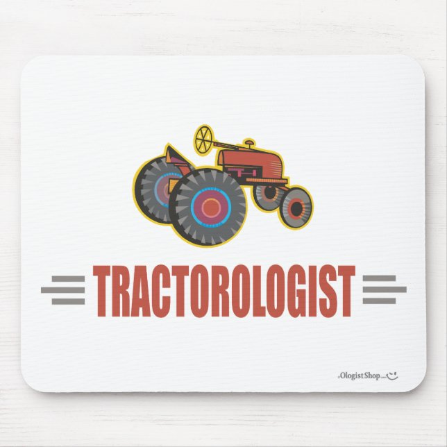 Tapis De Souris Tracteur drôle (Devant)