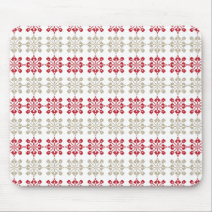 Tapis De Souris Traditional Latvian SUN sign geometric pattern VI