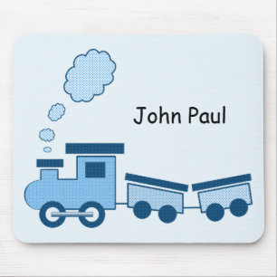 Tapis De Souris Train Choo Choo Bleu