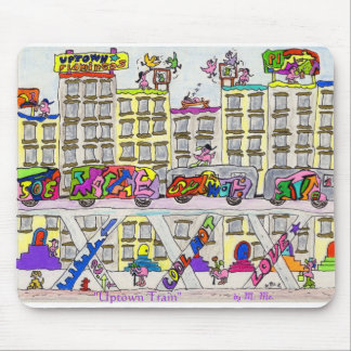 Tapis De Souris "Train de la ville haute "