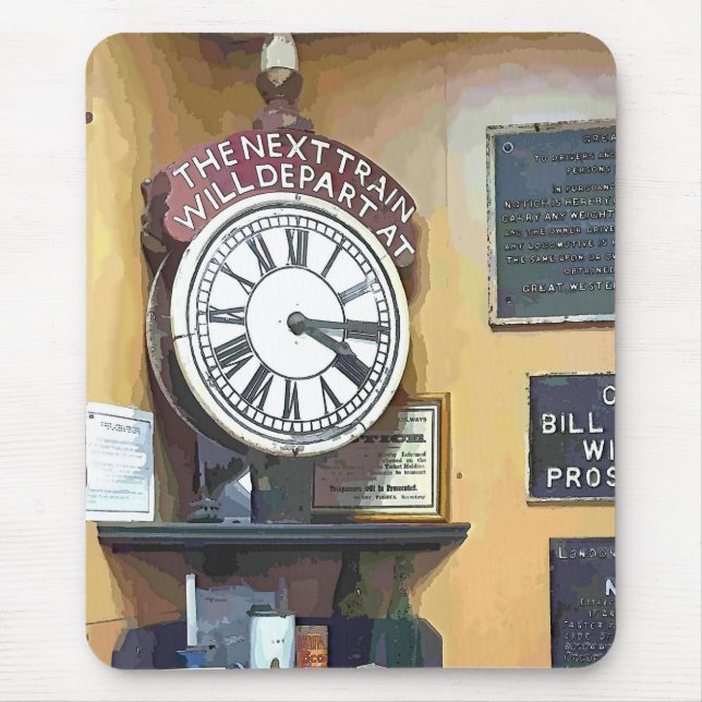 TAPIS DE SOURIS TRAIN STATIONS (Devant)