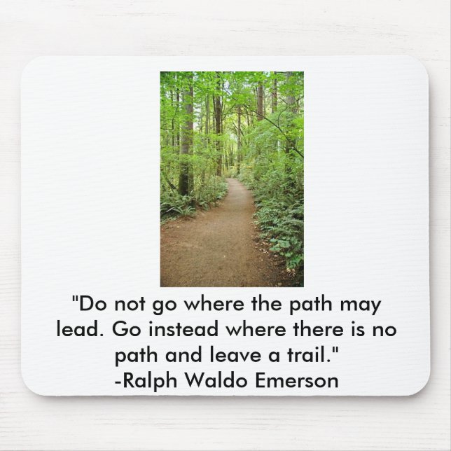 Tapis De Souris traînée de forêt, (Devant)