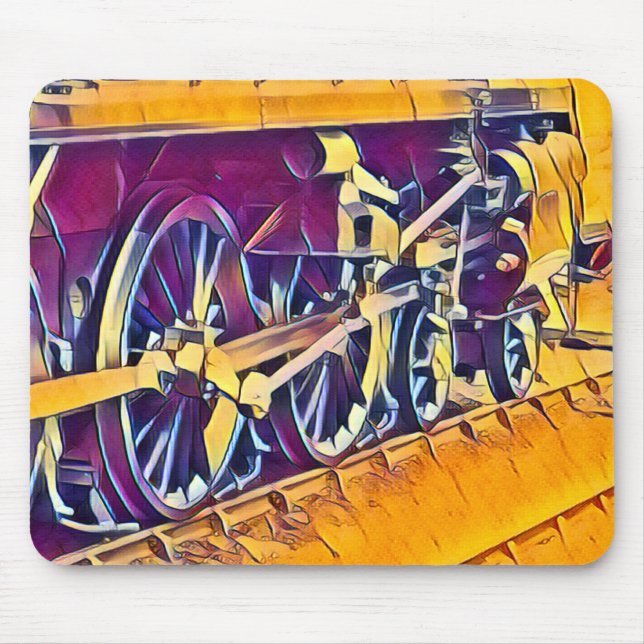 TAPIS DE SOURIS TRAINS À VAPEUR (Devant)