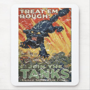 Tapis De Souris Traitez 'Em Rough-1918 - en détresse