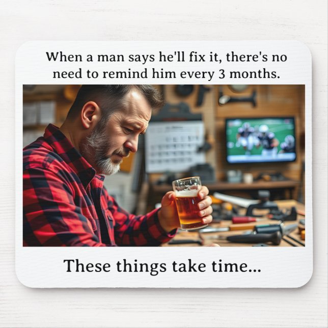 Tapis De Souris Travail en cours Pad de souris (Devant)