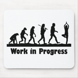 Tapis De Souris Travail en cours (yoga)