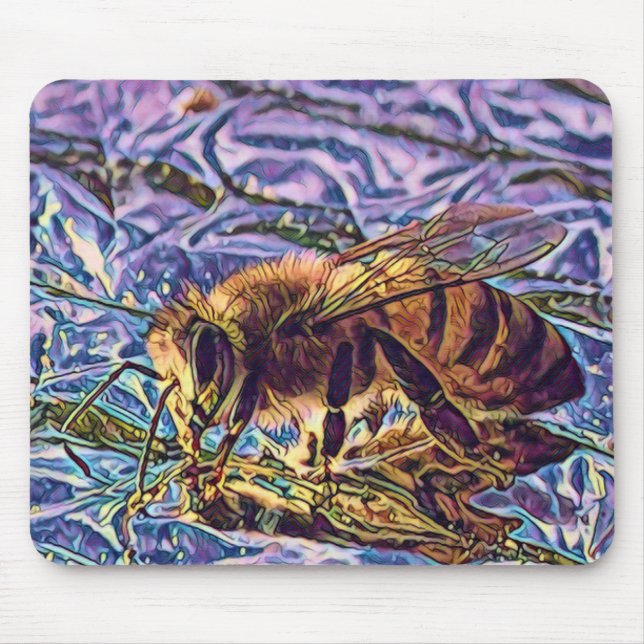 Tapis De Souris Travailleur Bee Mousepad (Devant)