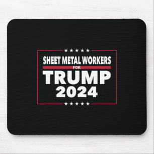 Tapis De Souris Travailleurs du métal pour Trump Président Républi