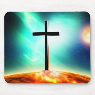 Tapis De Souris Traverser dans les nuages de feu Spacescape Mousep