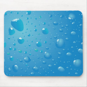 Tapis De Souris Très Cool gouttelettes d'eau Mouse Mat