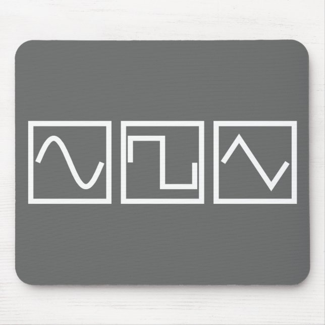 Tapis De Souris Tri carré de sinus (Devant)