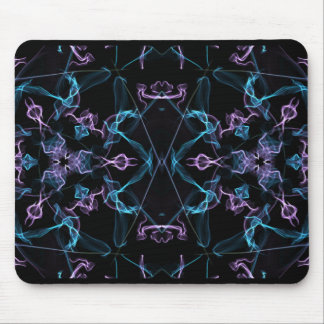 Tapis De Souris Triangle bleu et violet Mandala