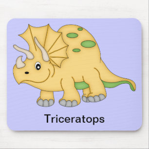 Tapis De Souris Tricératops Dinosaur