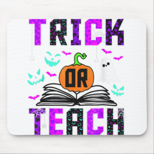 Tapis De Souris Trick Ou Enseigner Drôle Enseignant Halloween Cost