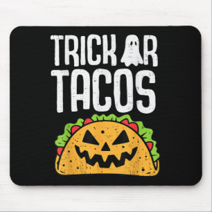 Tapis De Souris Trick Ou Tacos Halloween Mexicain Costume alimenta