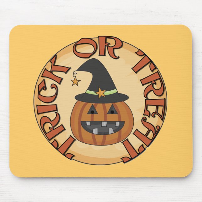 Tapis De Souris Trick ou Treat Tshirts et cadeaux (Devant)