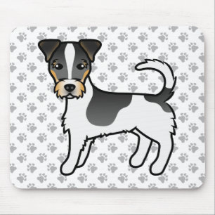 Tapis De Souris Tricolor Jack Russell Terrier à poil dur