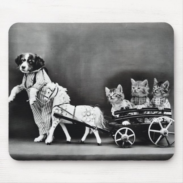 Tapis De Souris Trier À Trois Chiens (Devant)