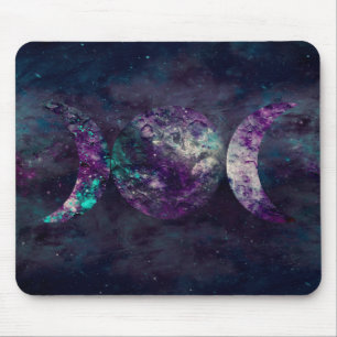 Tapis De Souris Triple Déesse de la Lune Univers Lunaire