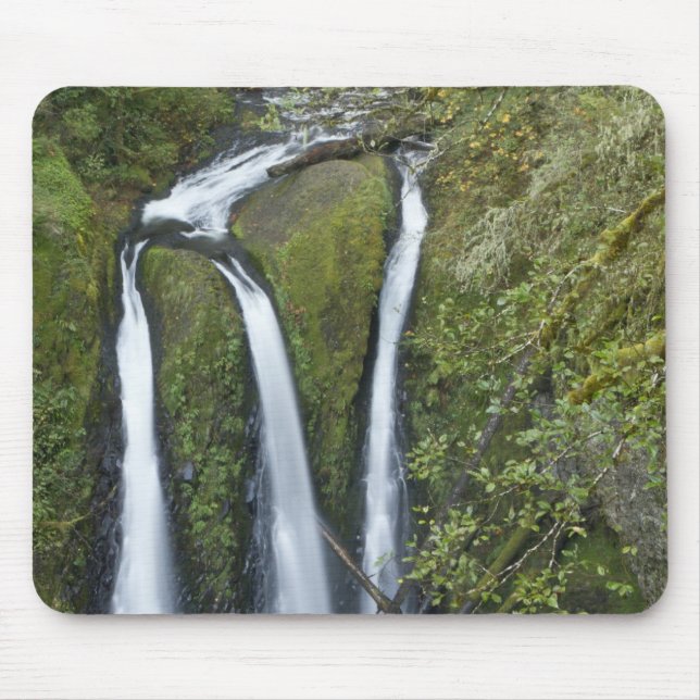 Tapis De Souris Triple Falls, Columbia River Gorge (Devant)