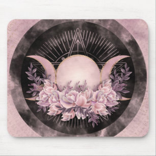 Tapis De Souris Triple Moon - Triple Goddess - Doux Floral