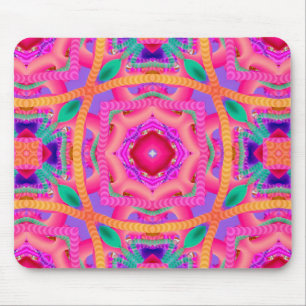 Tapis De Souris ~ Trippy 3D Motif fractal ~ Pad de souris