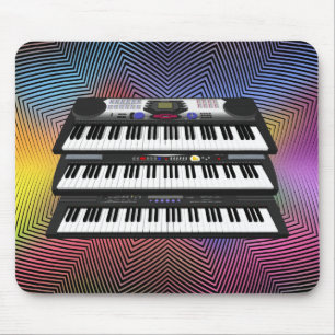 Tapis De Souris Trois claviers modernes : Synthétiseurs : Mousepa