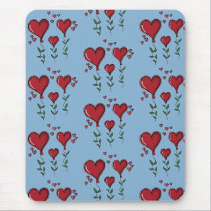 Tapis De Souris Trois Coeurs mignons