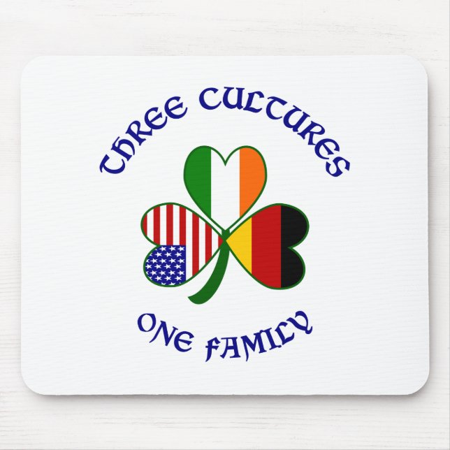 Tapis De Souris Trois cultures allemandes (Devant)
