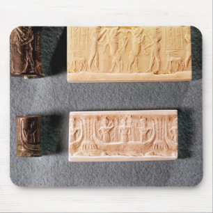 Tapis De Souris Trois joints de cylindre avec des impressions,