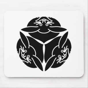 Tapis De Souris Trois lapins
