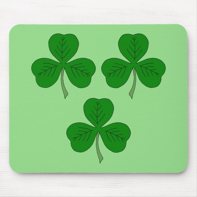 Tapis De Souris Trois Shamrocks (Devant)
