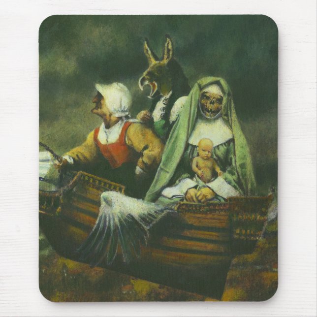 Tapis De Souris Trois Sorcières Mousepad (Devant)