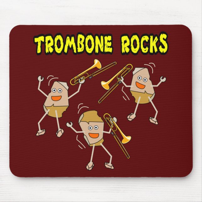 Tapis De Souris Trombone Rocks (Devant)