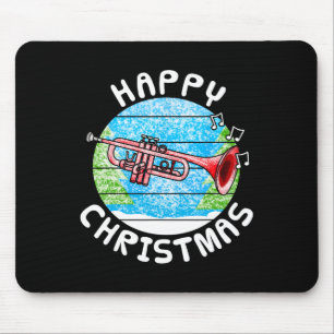 Tapis De Souris Trompette Noël Trompettiste Br Musicien Professeur