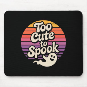 Tapis De Souris Trop Mignonne Pour Parler Ghost Drôle Halloween Di