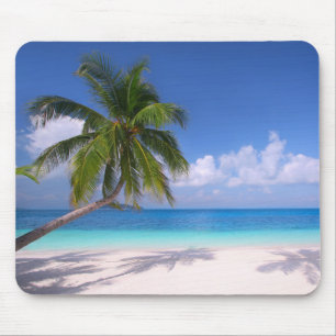 Tapis de souris tropical de plage