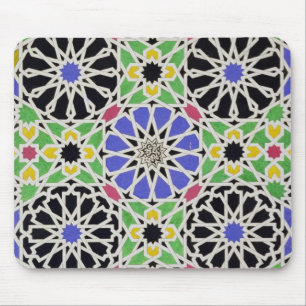 Tapis De Souris Trottoir de mosaïque dans le vestiaire du sultan