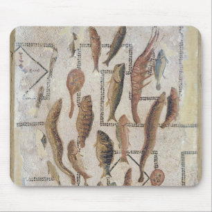 Tapis De Souris Trottoir dépeignant des poissons s'échappant d'un