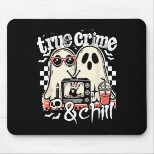Tapis De Souris True Crime et Chill Drôle d'Halloween, Gentil Fant